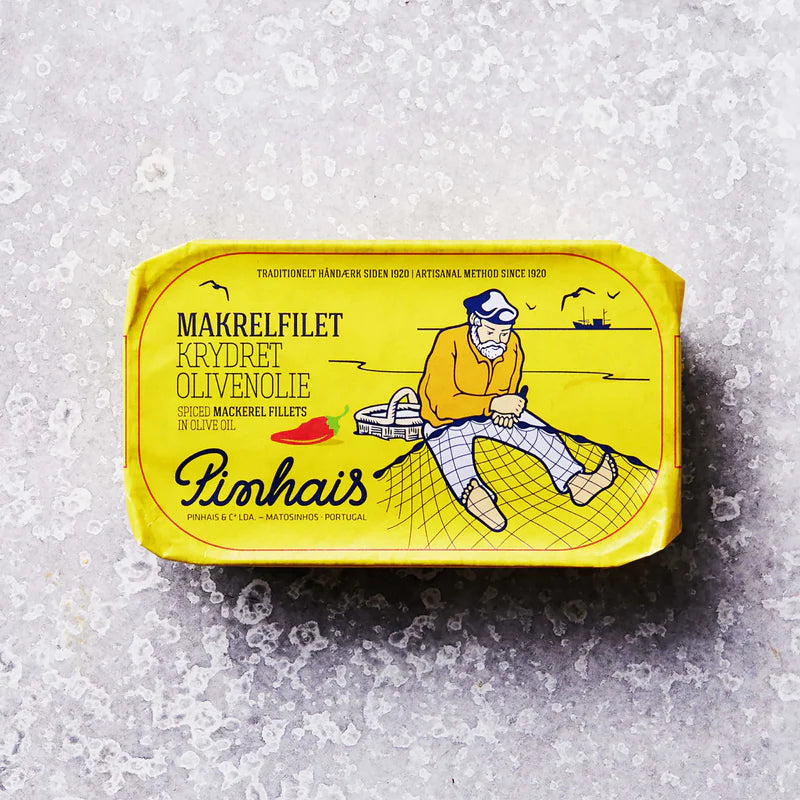 Grøndals makrel i krydret olivenolie