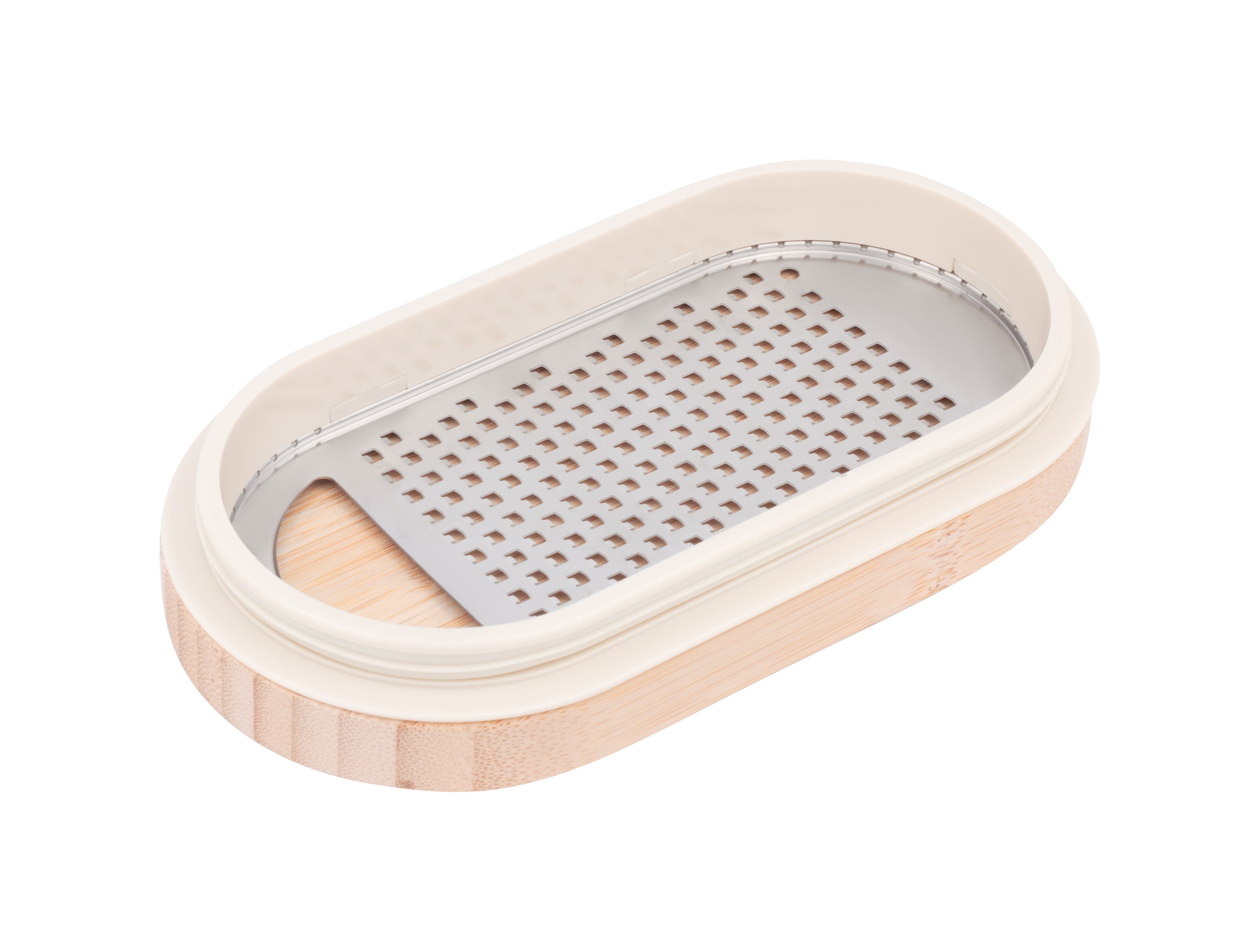 Microplane Parmesanrivejern med beholder og låg