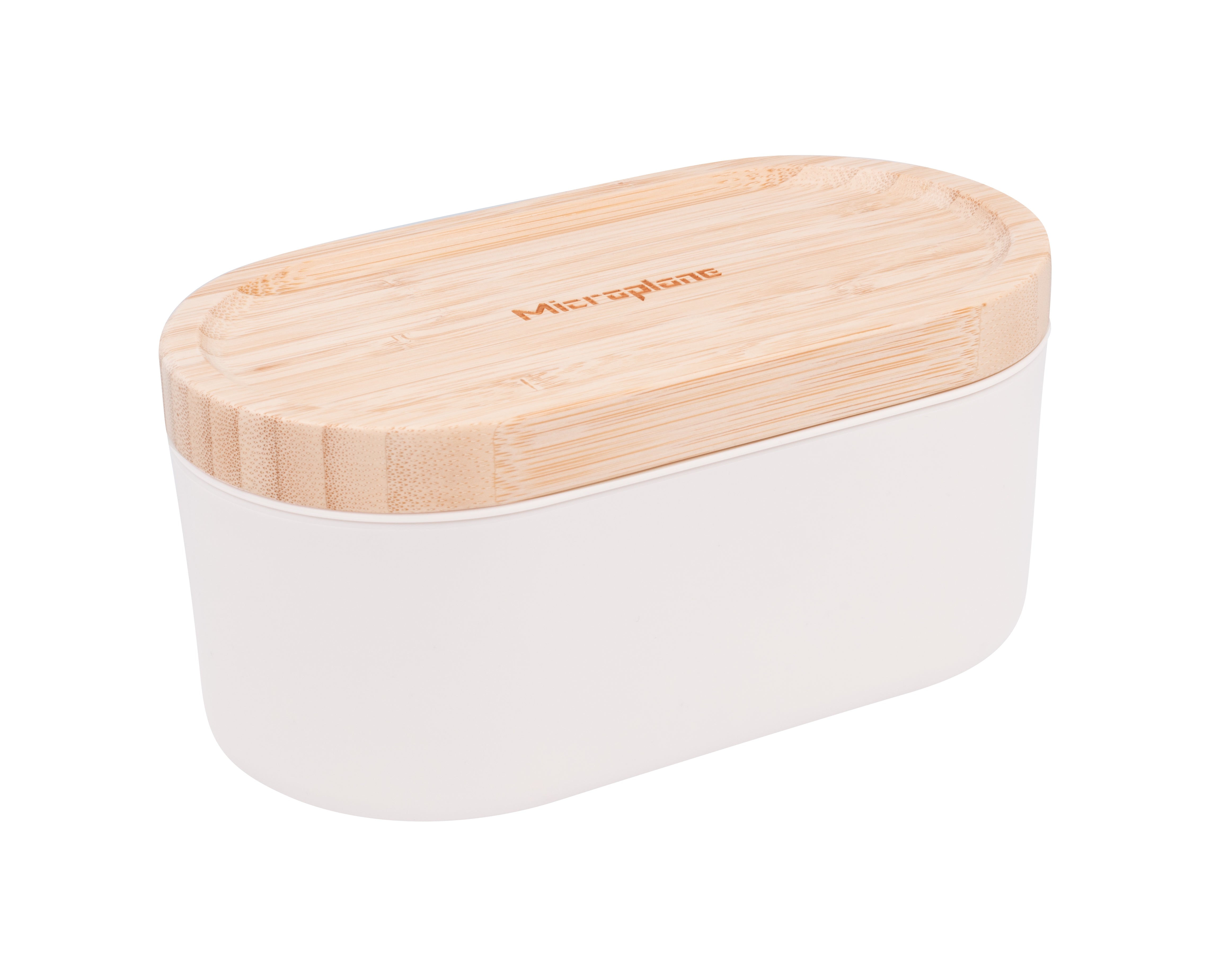 Microplane Parmesanrivejern med beholder og låg