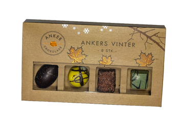 Ankars Vinter – Sæsonæske med fire chokoladevarianter