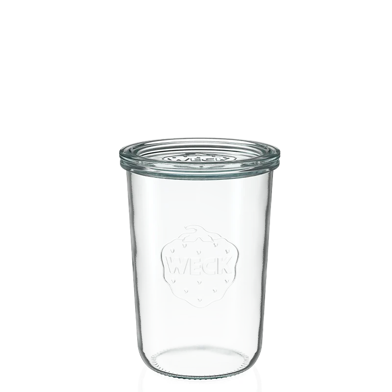 Sylteglas fra Weck inklusive låg, 750 ml
