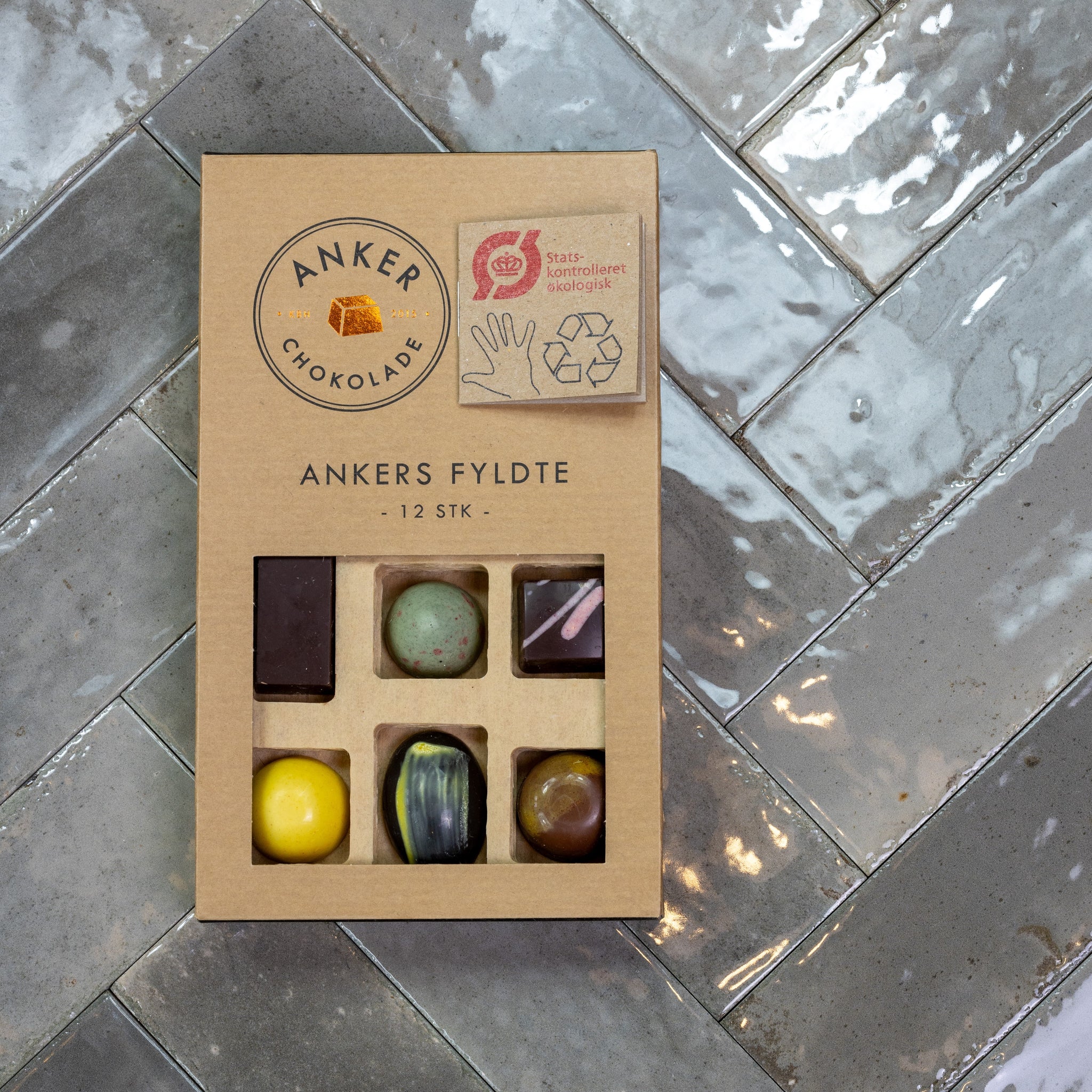 Anker Chokolade – Ankers Fyldte 12 stk.