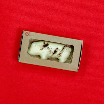 Ankers Julegris – Klassisk marcipangris i hvid eller mørk chokolade