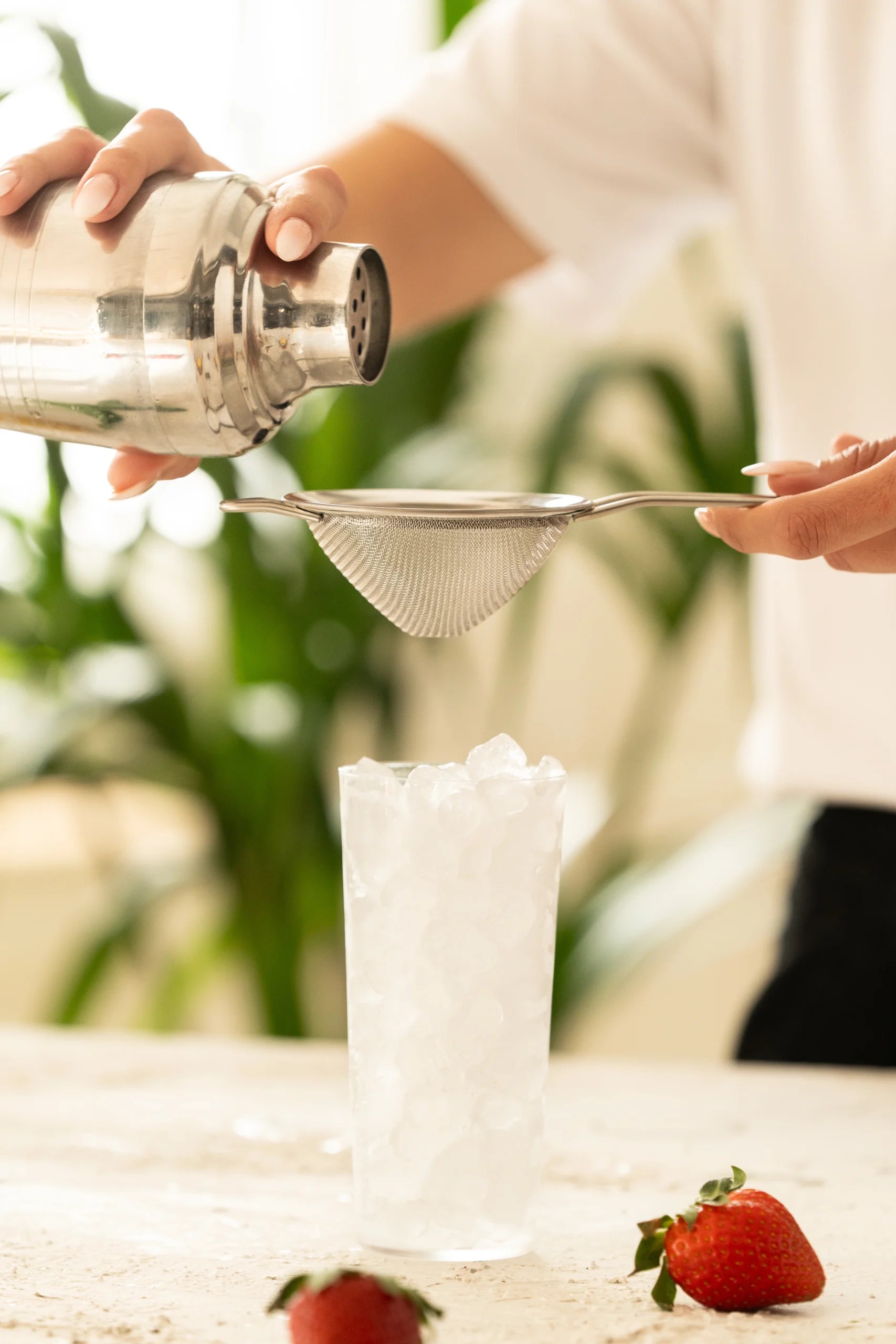 Fin spidssi fra Cocktail Club i rustfri stål
