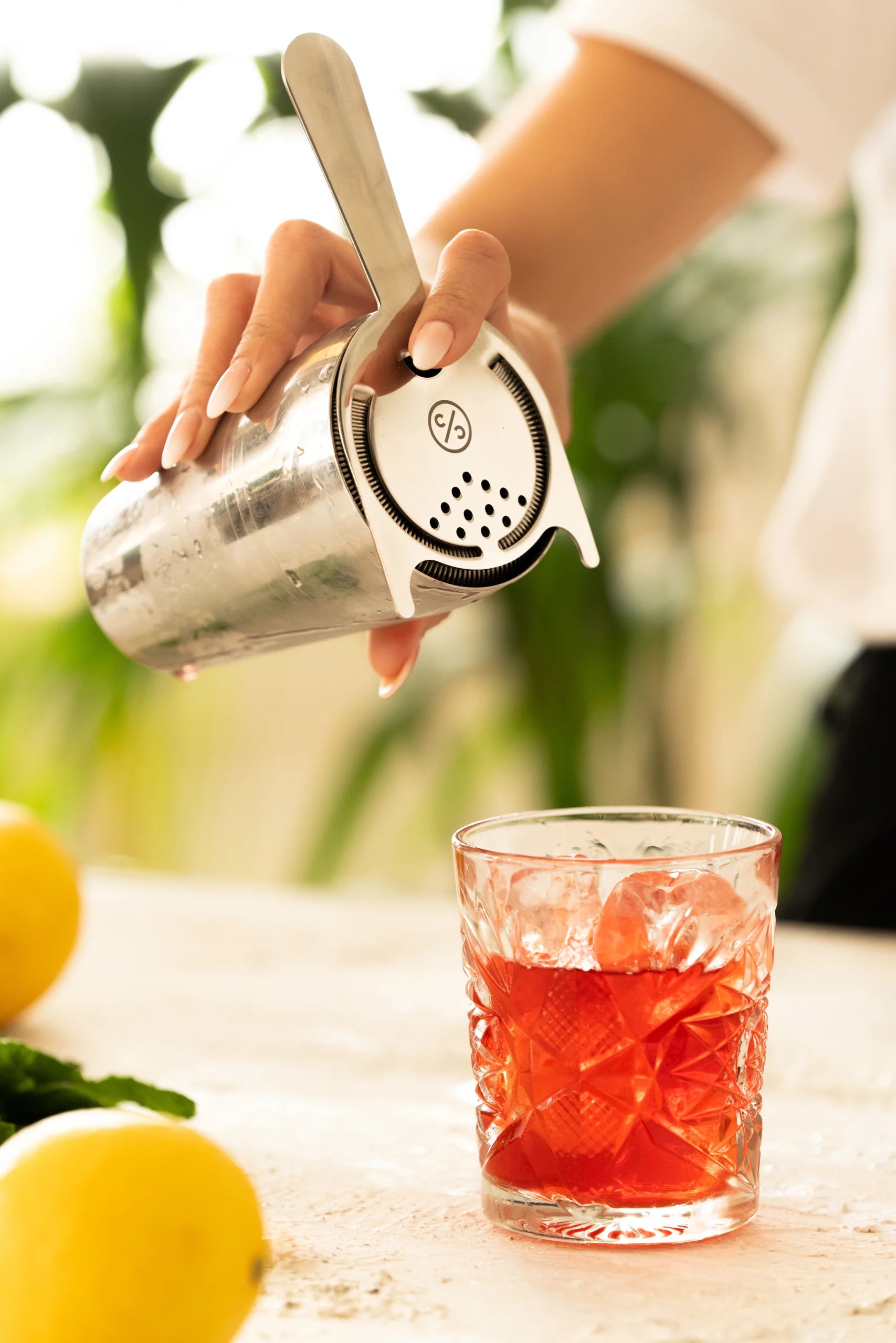 Cocktail si - Hawthorne Strainer fra Cocktail Club