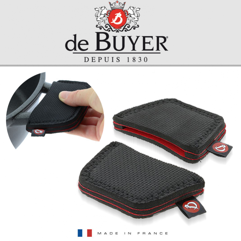 Grydelapper, 2 stk. neopren/de Buyer