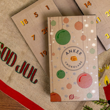 Ankers Julekalender 2026 – 12 forskellige håndlavede gourmetchokolader