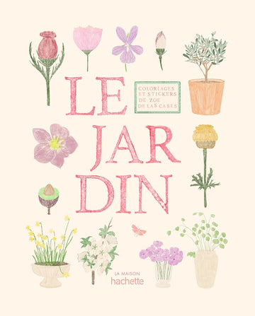 Bog: Le Jardin Coloriages- en malebog også for voksne