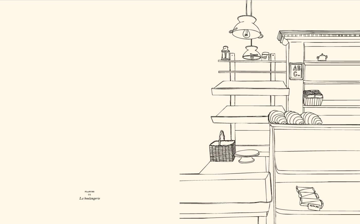 Bog: Le Marché Coloriages - en malebog også for voksne