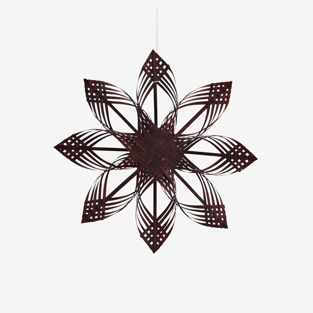 Julepynt – Julestjerne i bambus, 2 varianter