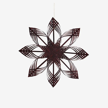 Julepynt – Julestjerne i bambus, 2 varianter