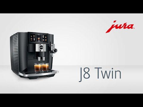 Espressomaskine, Jura J8 Twin (EA), Diamond Black - DEMO Maskine